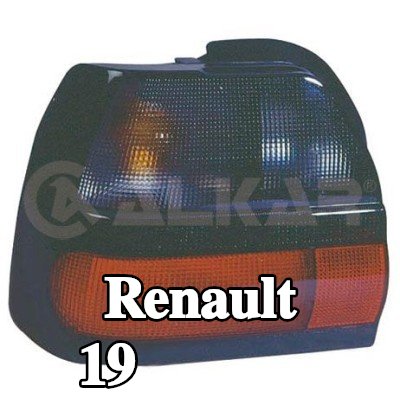 ALKAR المصباح الخلفي الأيسر, بدون حامل لمبة — Renault 19