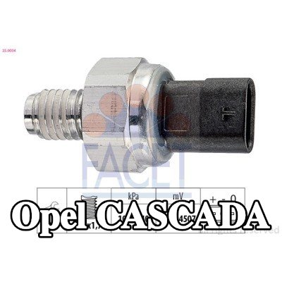 FACET مستشعر ضغط الزيت — Opel Cascada