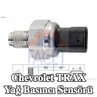 FACET Yağ basıncı sensörü — Chevrolet Trax