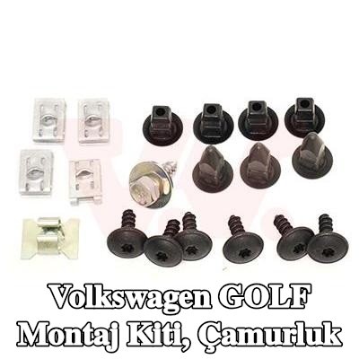 VAN WEZEL Montaj Kiti, çamurluk — 2002 Volkswagen Golf