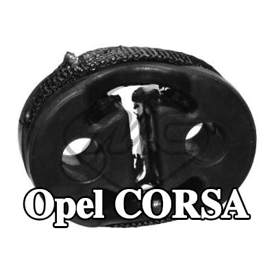 Metalcaucho مخمد مطاطي، كاتم الصوت — Opel Corsa