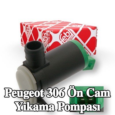 FEBI BILSTEIN Ön cam yıkama pompası 12V — Peugeot 306