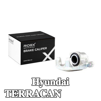 RIDEX مكابح المحور الخلفي, المحور الخلفي الأيسر, بدون حامل — Hyundai Terracan