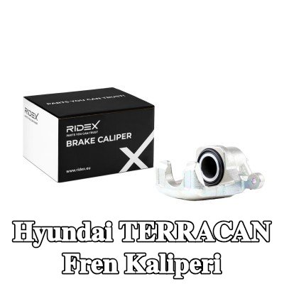 RIDEX Fren kaliperi Arka Aks, Arka Aks Sol, tutucu olmadan — Hyundai Terracan