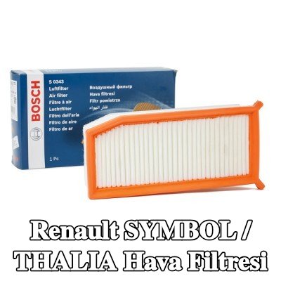 BOSCH Hava filtresi — Renault Symbol / Thalia