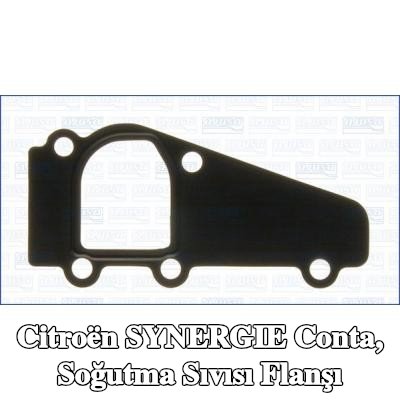 AJUSA Conta, soğutma suyu flanşı Silindir Kafası, şanzıman tarafında — Citroën Synergie
