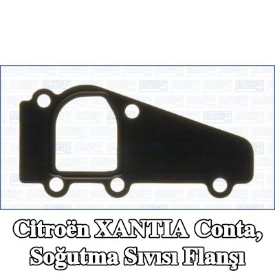 AJUSA Conta, soğutma suyu flanşı Silindir Kafası, şanzıman tarafında — Citroën Xantia