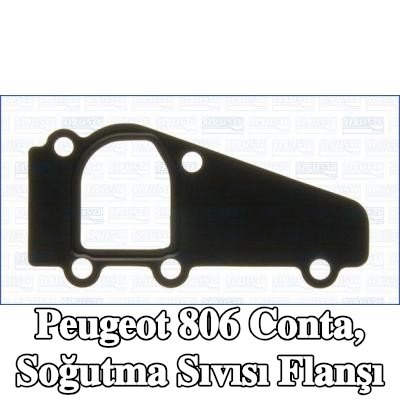 AJUSA Conta, soğutma suyu flanşı Silindir Kafası, şanzıman tarafında — Peugeot 806