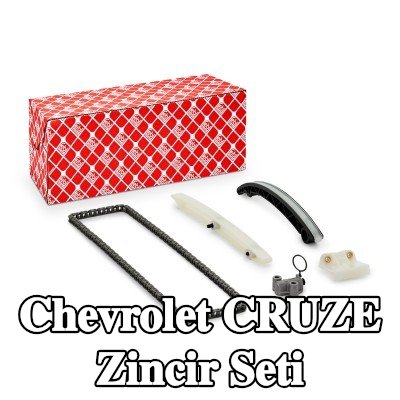 FEBI BILSTEIN Zincir gergisi içeren zamanlama zinciri kiti, kızak raylı — Chevrolet Cruze