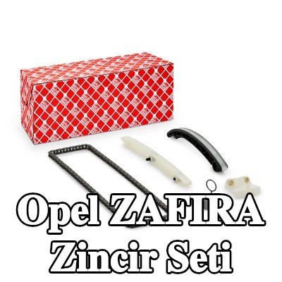 FEBI BILSTEIN Zincir gergisi içeren zamanlama zinciri kiti, kızak raylı — 2012 Opel Zafira