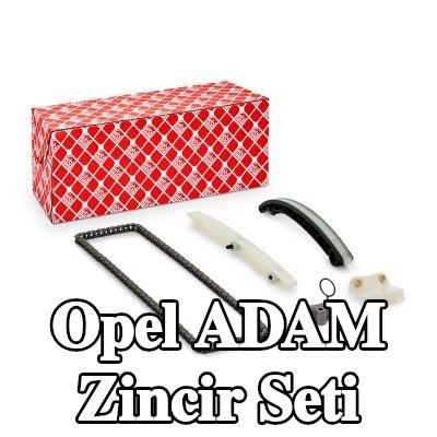 FEBI BILSTEIN Zincir gergisi içeren zamanlama zinciri kiti, kızak raylı — Opel Adam