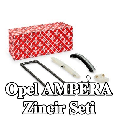FEBI BILSTEIN Zincir gergisi içeren zamanlama zinciri kiti, kızak raylı — Opel Ampera