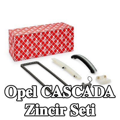 FEBI BILSTEIN Zincir gergisi içeren zamanlama zinciri kiti, kızak raylı — 2016 Opel Cascada