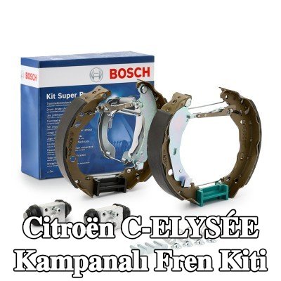BOSCH Aksesuarları dahil tambur fren kiti, tekerlek fren silindiri ile — Citroën C-elysée