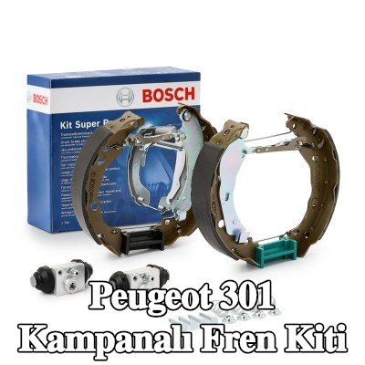 BOSCH Aksesuarları dahil tambur fren kiti, tekerlek fren silindiri ile — Peugeot 301