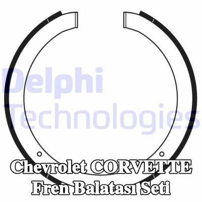 DELPHI Fren Balatası Seti — Chevrolet Corvette