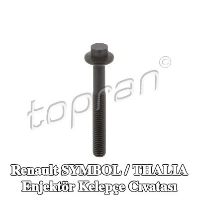 TOPRAN Enjektör kelepçe cıvatası — Renault Symbol / Thalia