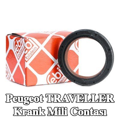 FEBI BILSTEIN FPM (florlu kauçuk) krank mili contası, PTFE (politetrafloroetilen) — 2016 Peugeot Traveller