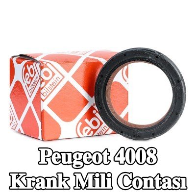 FEBI BILSTEIN FPM (florlu kauçuk) krank mili contası, PTFE (politetrafloroetilen) — Peugeot 4008