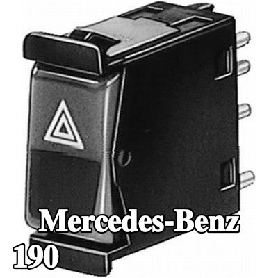 HELLA مفتاح ضوء التحذير من الخطر — Mercedes-Benz 190