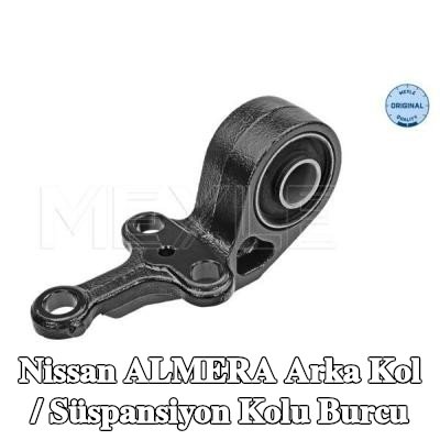 MEYLE Arka kol / Süspansiyon kolu burcu Ön Aks Sol, Ön Aks Sağ, Alt, Arka, ORIGINAL Quality, tutuculu — Nissan Almera