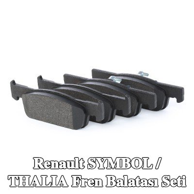 BOSCH Fren balatası seti 17, 1mm, gıcırtı önleyici plaka ile, piston klipsli — Renault Symbol / Thalia