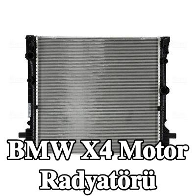 NISSENS Kapaksız motor radyatörü, genişletme deposu olmadan, conta/sızdırmazlık elemanları ile — BMW X4