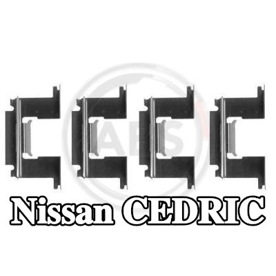 A.B.S. طقم تركيب وسادات الفرامل — 1997 Nissan Cedric