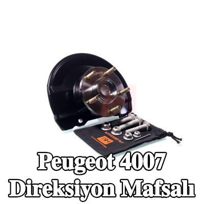 GH Direksiyon mafsalı Ön Aks Sağ, cıvata/vida ile, sıçrama koruma kapaklı, tekerlek yatağı ile, tekerlek göbeği ile — Peugeot 4007