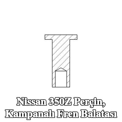 TEXTAR Perçin, kampanalı fren balatası — Nissan 350z