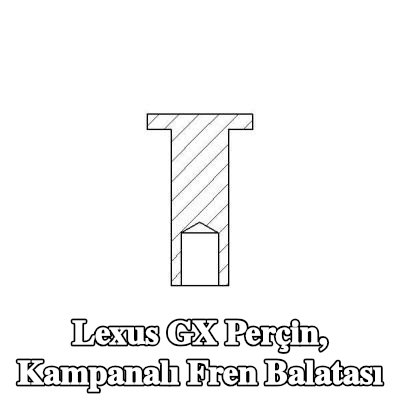 TEXTAR Perçin, kampanalı fren balatası — Lexus Gx