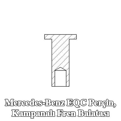 TEXTAR Perçin, kampanalı fren balatası — Mercedes-Benz Eqc