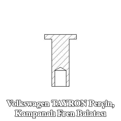 TEXTAR Perçin, kampanalı fren balatası — Volkswagen Tayron