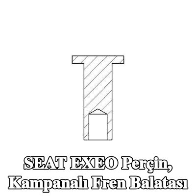 TEXTAR Perçin, kampanalı fren balatası — SEAT Exeo