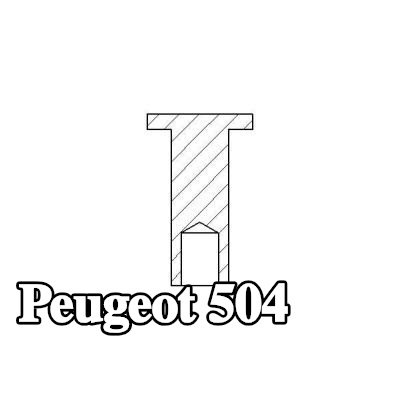 TEXTAR برشام، بطانة فرامل الأسطوانة — Peugeot 504