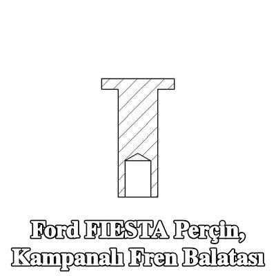 TEXTAR Perçin, kampanalı fren balatası — Ford Fiesta