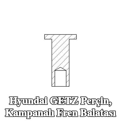 TEXTAR Perçin, kampanalı fren balatası — Hyundai Getz