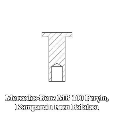 TEXTAR Perçin, kampanalı fren balatası — Mercedes-Benz Mb 100