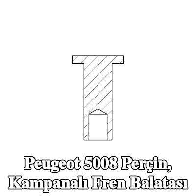 TEXTAR Perçin, kampanalı fren balatası — Peugeot 5008