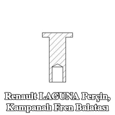 TEXTAR Perçin, kampanalı fren balatası — Renault Laguna