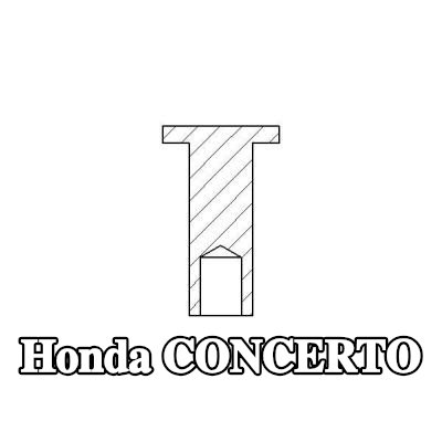 TEXTAR برشام، بطانة فرامل الأسطوانة — Honda Concerto