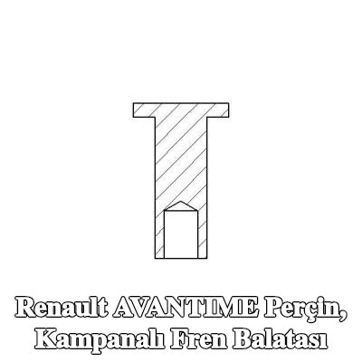TEXTAR Perçin, kampanalı fren balatası — Renault Avantime