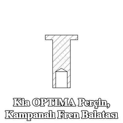 TEXTAR Perçin, kampanalı fren balatası — Kia Optima
