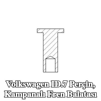 TEXTAR Perçin, kampanalı fren balatası — Volkswagen Id.7