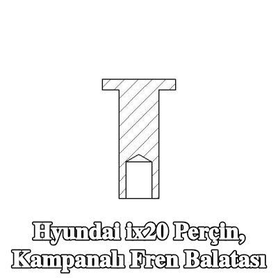 TEXTAR Perçin, kampanalı fren balatası — Hyundai ix20