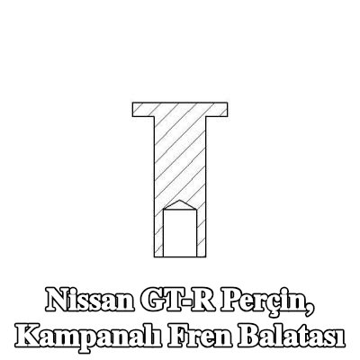 TEXTAR Perçin, kampanalı fren balatası — Nissan Gt-r