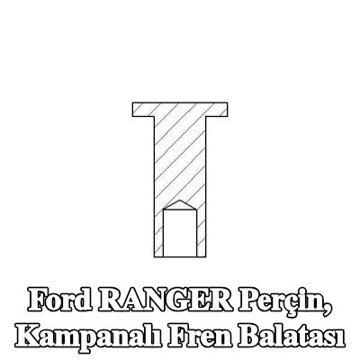 TEXTAR Perçin, kampanalı fren balatası — Ford Ranger