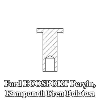 TEXTAR Perçin, kampanalı fren balatası — Ford Ecosport