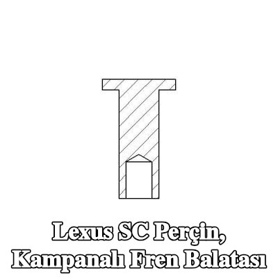 TEXTAR Perçin, kampanalı fren balatası — Lexus Sc