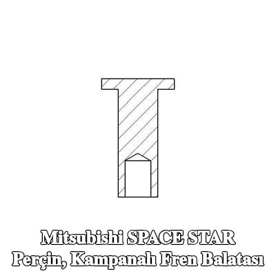 TEXTAR Perçin, kampanalı fren balatası — Mitsubishi Space Star